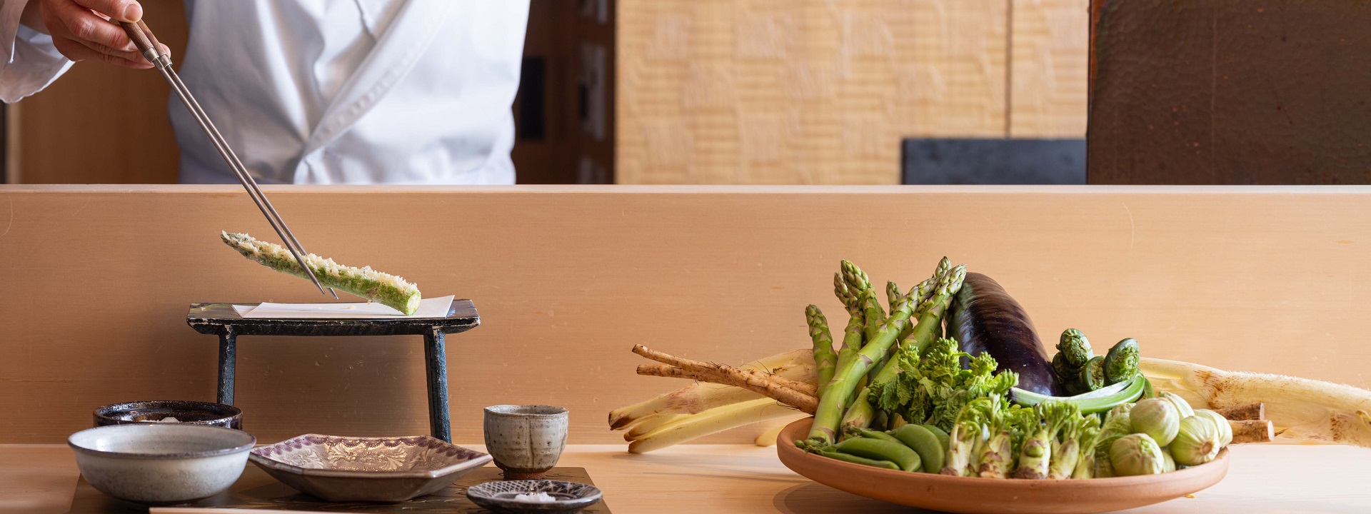 天麩羅「鳳舞（ほうぶ）」春の山菜ディナーコース